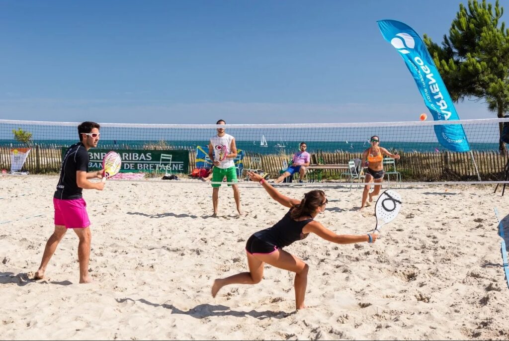 sport sur la grande plage de carnac